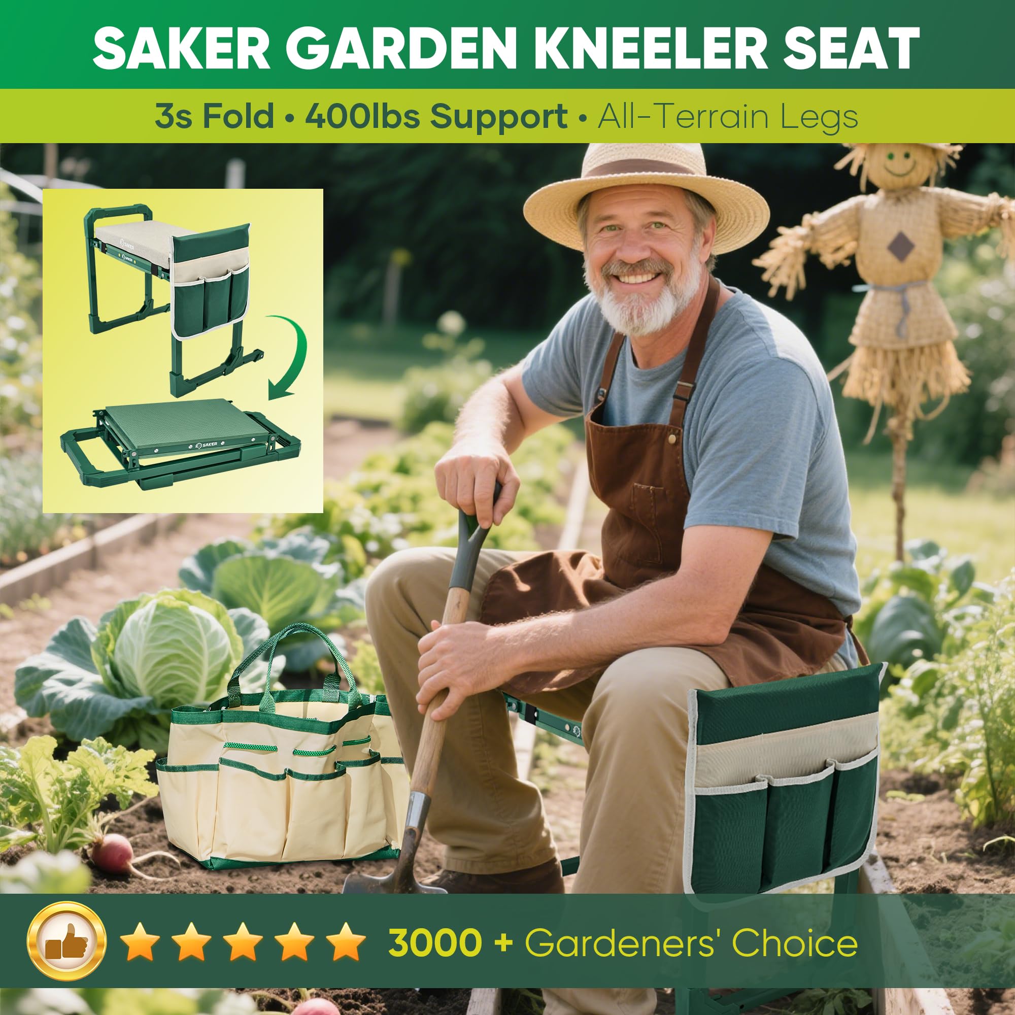 Saker close-up of thick waterproof cushion showing comfort and durability