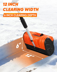 Saker cutting edge detail showing durable blade for efficient light snow removal