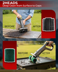 Saker heat-resistant handle and ergonomic grip for safer reach