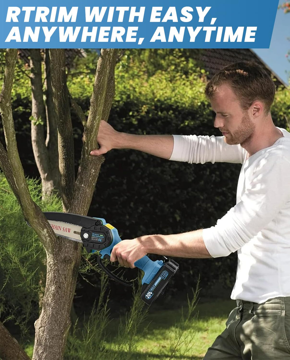 Saker mini chainsaw in gift packaging ideal for gifting to gardeners benefit