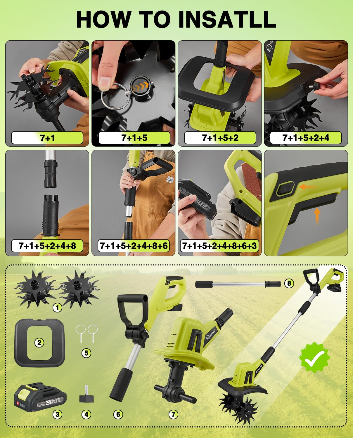 Saker held in hand to show scale and lightweight handling benefit