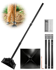 Saker front view of tamper showing full tool and benefits durability