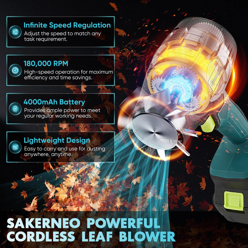 SAKERNEO closeup of speed control and nozzle showing adjustable airflow benefit