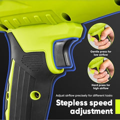 SakerPlus nozzle detail showing focused airflow for precise cleaning