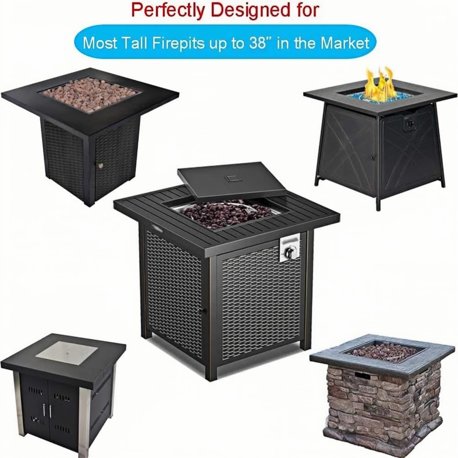 Saking air vents and handles visible helping airflow and easy handling