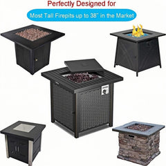 Saking air vents and handles visible helping airflow and easy handling