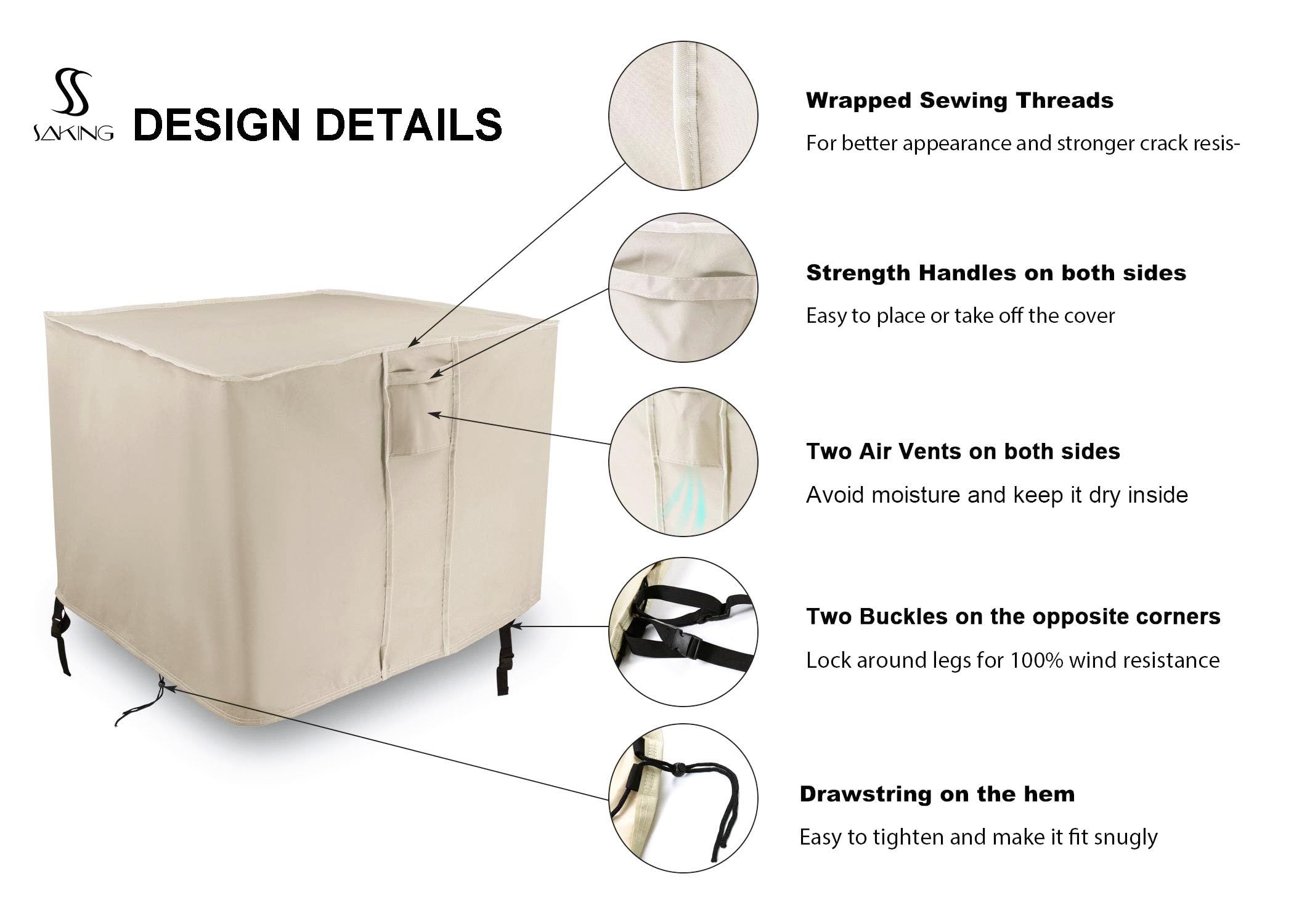Saking protective corner accessory preventing punctures and extending cover life