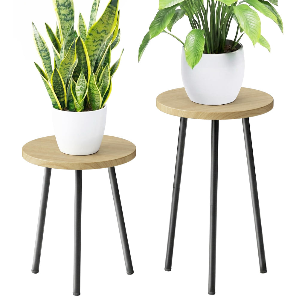 SAKSUN assembled pair of stands showcasing compact display and organization benefit