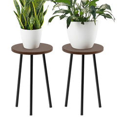 SAKSUN front view of plant stand showing modern silhouette and stability benefits