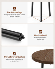 SAKSUN detail of metal leg connection highlighting sturdy triangular support