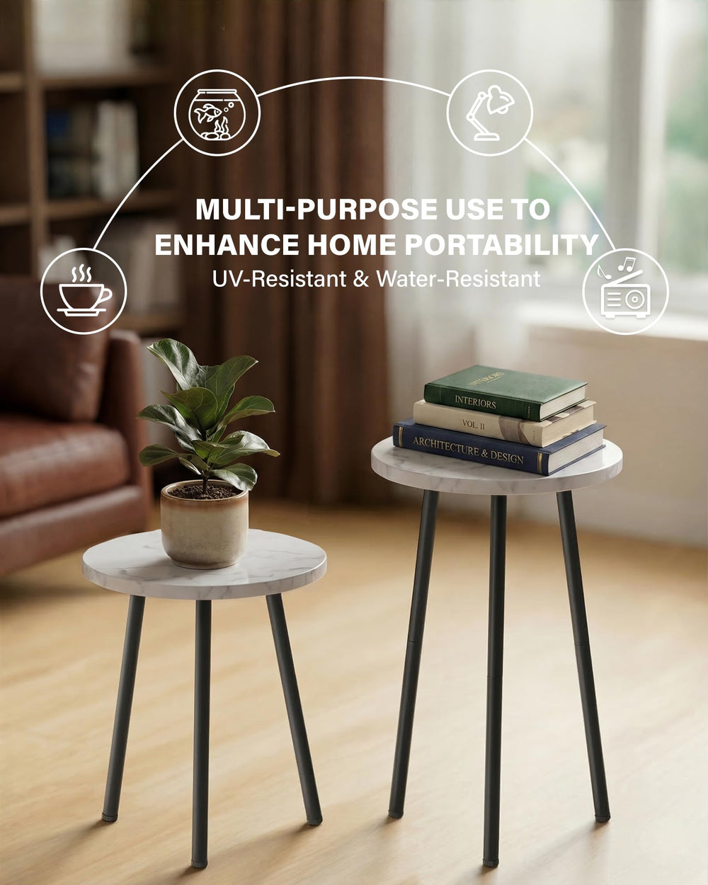 SAKSUN next to book showing scale and compact footprint advantage
