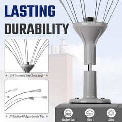 Salcod rotating PVC base detail showing easy installation benefit