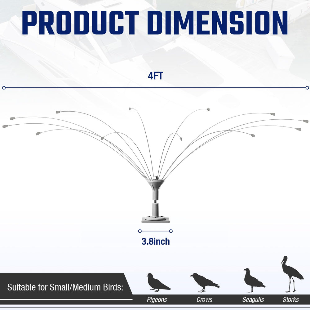 Salcod beside a ruler showing 4ft length for accurate sizing and proper coverage benefit
