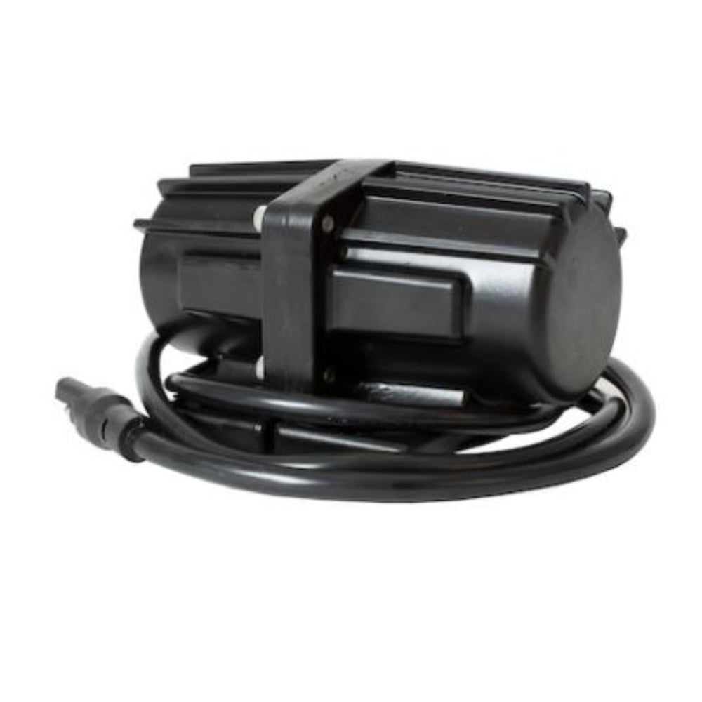 Buyers Products SaltDogg vibrator front view showing compact profile and reliability
