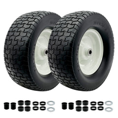 SALUTE UA front view of 16x6.50-8 wheel showing tire and rim, durable replacement