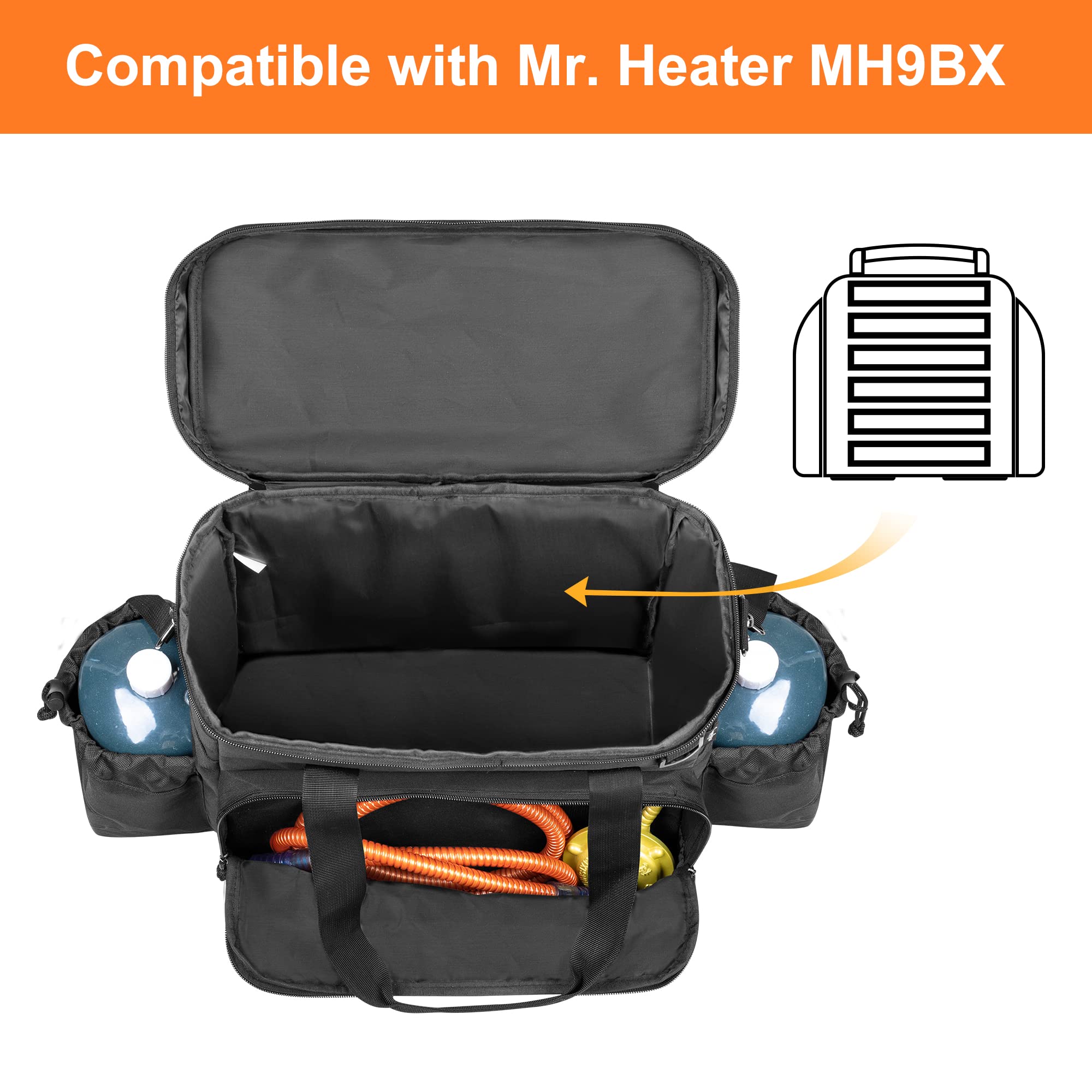 samdew bag back pocket storing personal items for organized transport benefit