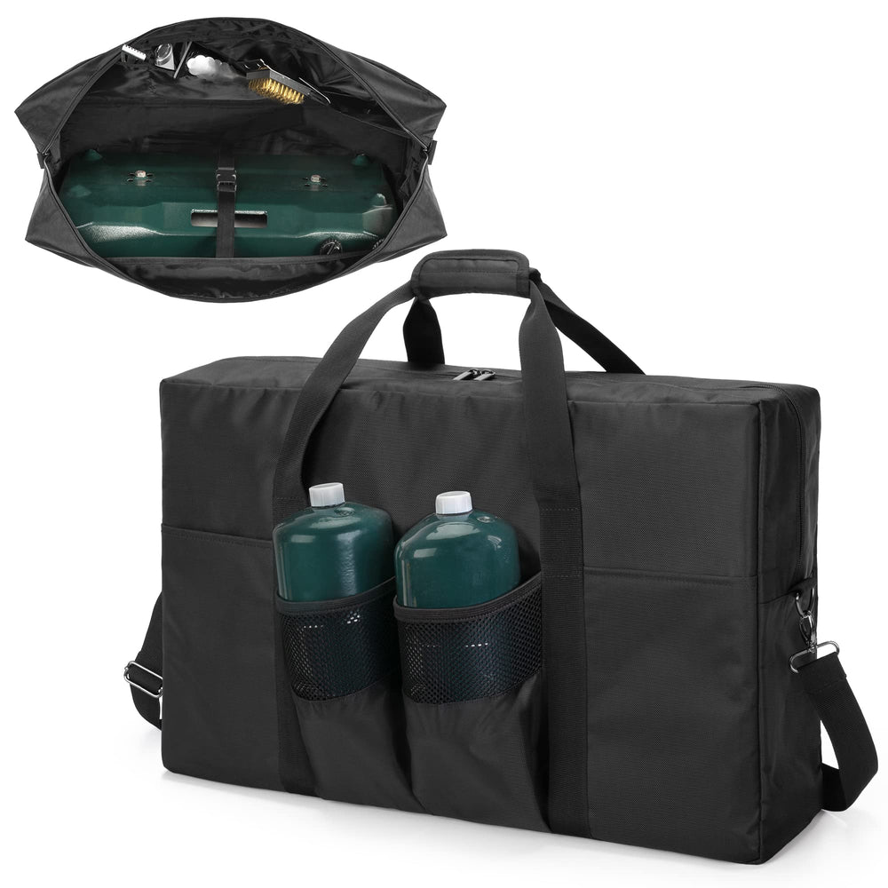 samdew front view of carry case showing neat storage and easy transport