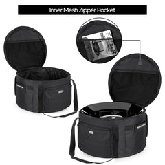 samdew top pocket zipper detail for quick-access accessory storage