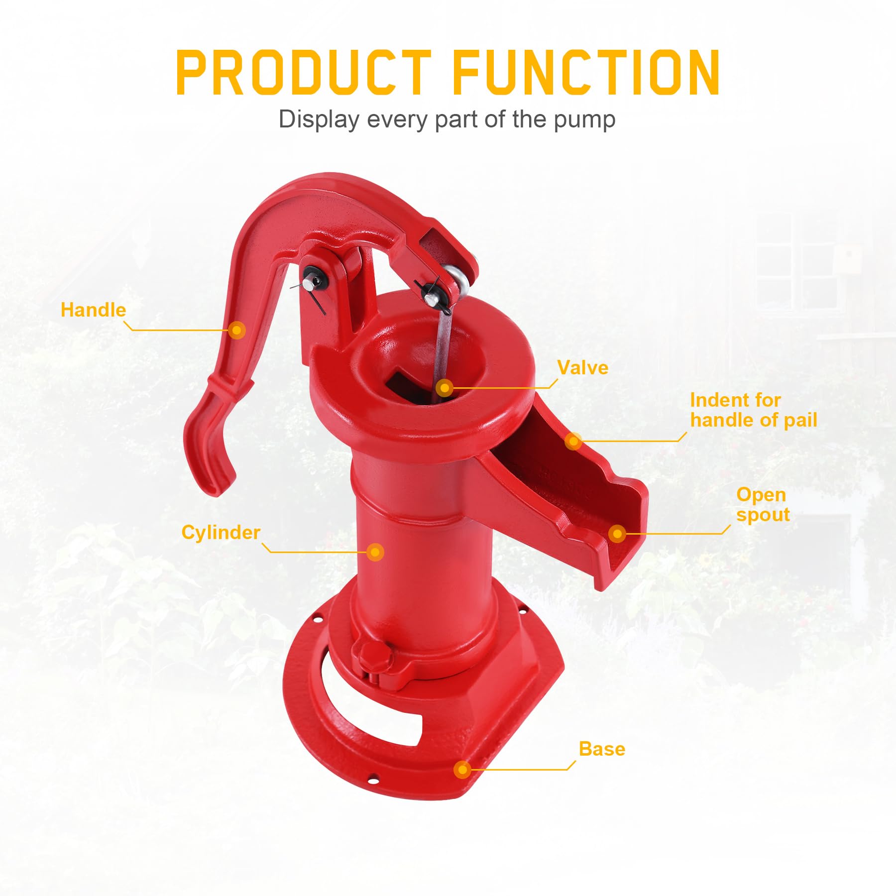 Samger boxed packaging with pump and repair kit for quick setup