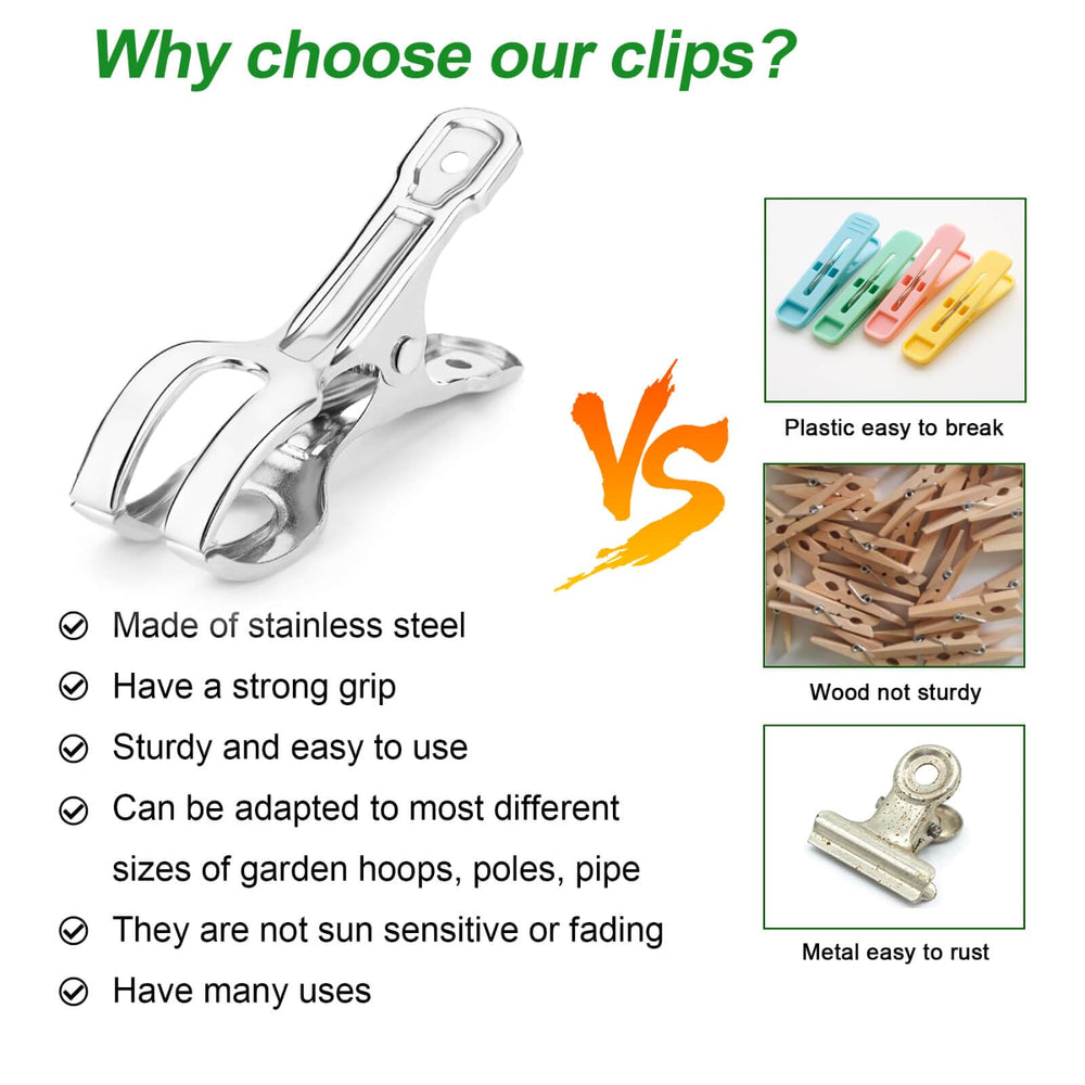 Samhopo clip gripping frost blanket smooth jaws reduce tearing and fabric damage