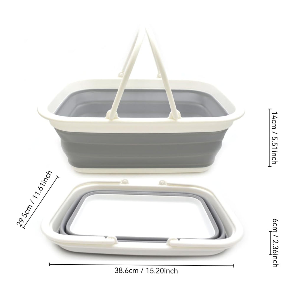 SAMMART tub used as picnic tote carrying snacks and drinks for outdoor convenience