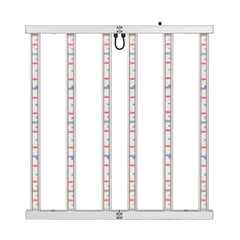 SAMPHON front view of six-bar grow light showing even canopy coverage
