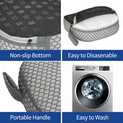 Samplife micro-dot bottom shown gripping tub surface to prevent slipping