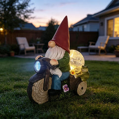 SAMPU CRAFT front view of gnome motorcycle showing playful design and curb appeal