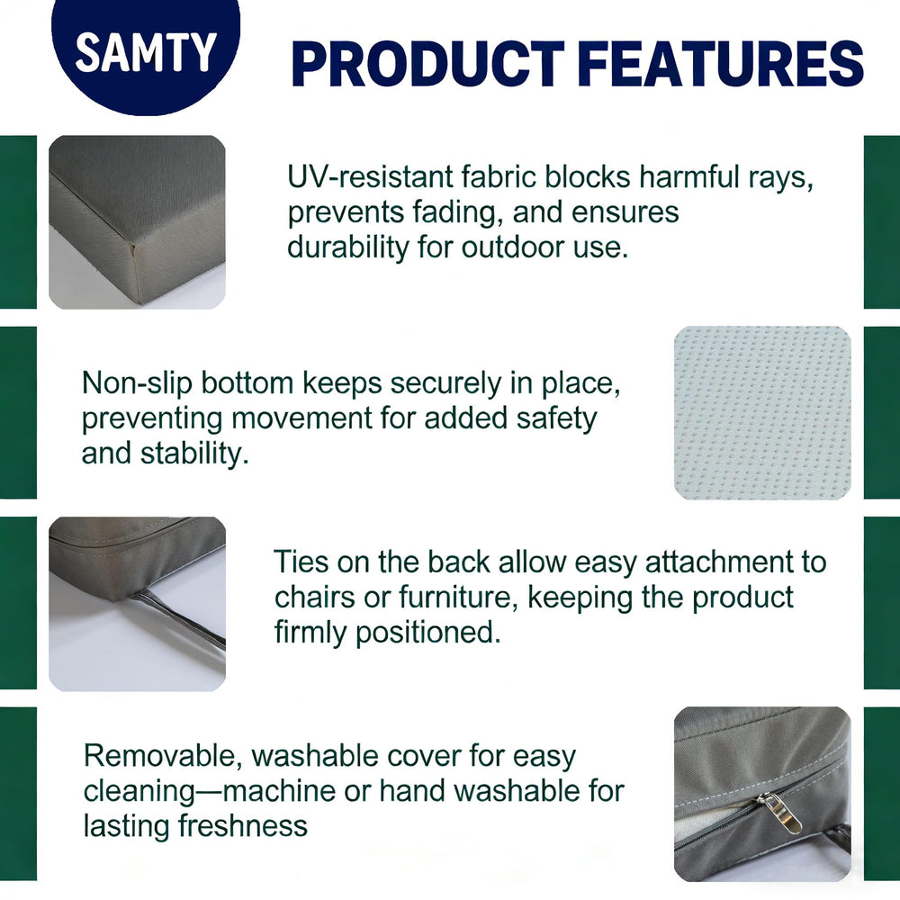 SAMTY high-density foam cross-section showing resilient support