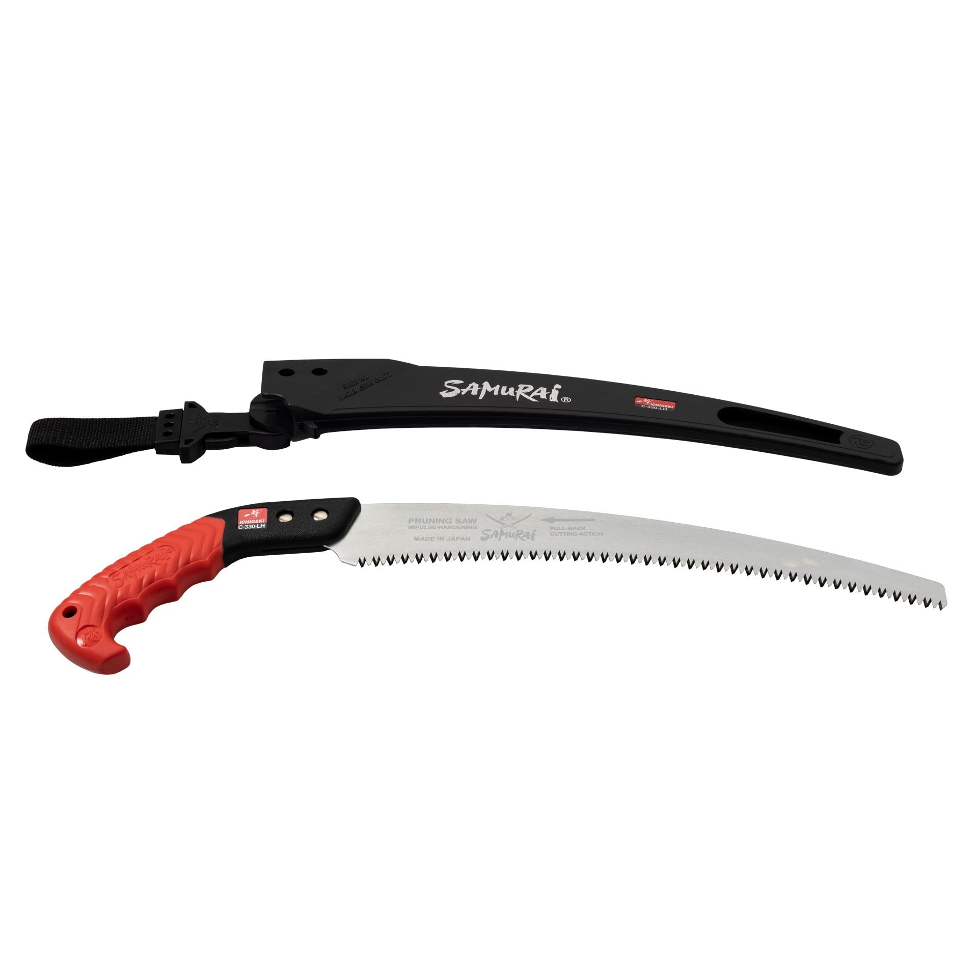 SAMURAI saw inside scabbard for safe storage and transport protection