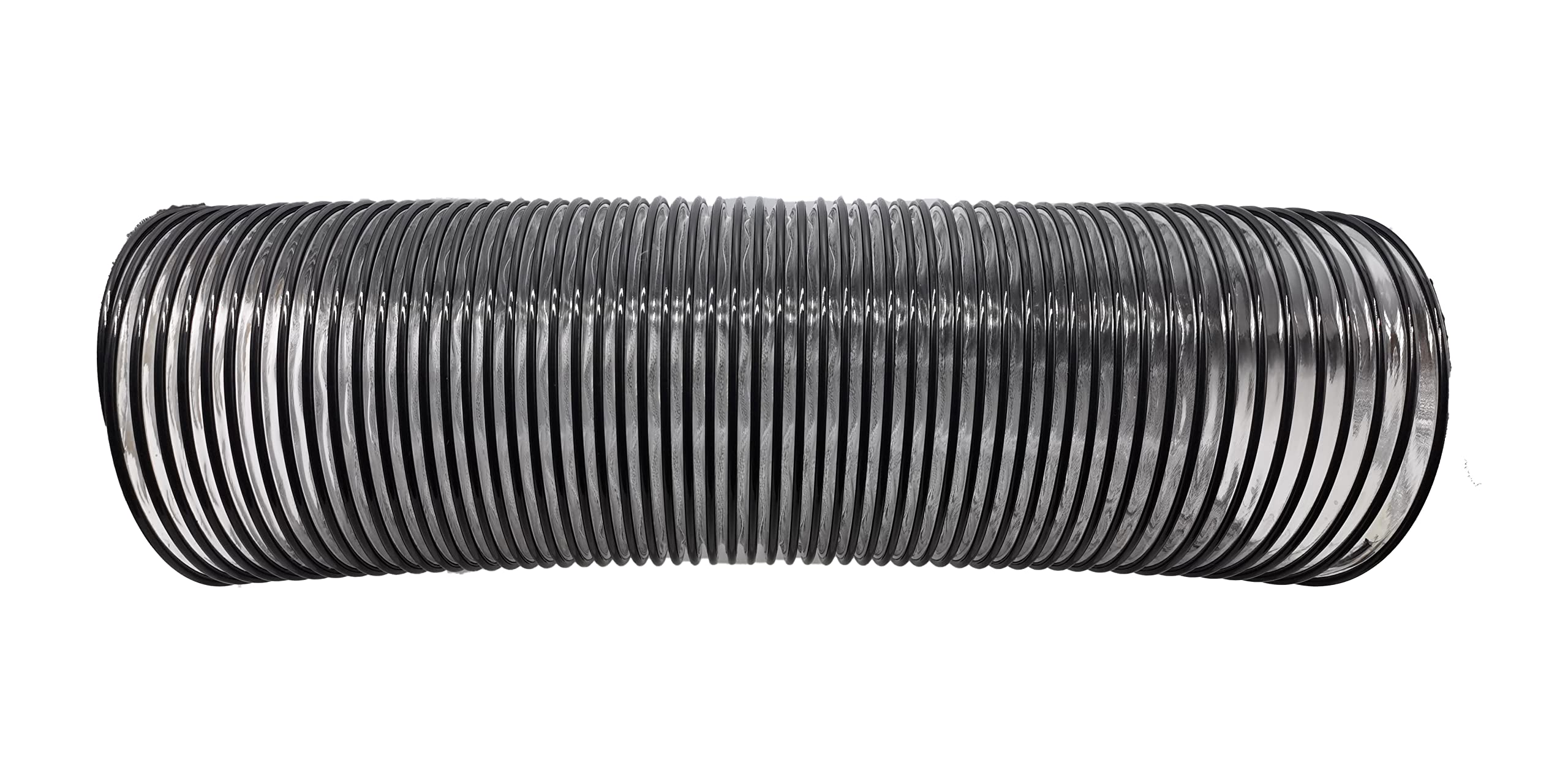 sanbaiyi front view of flex hose showing full length and fit benefits