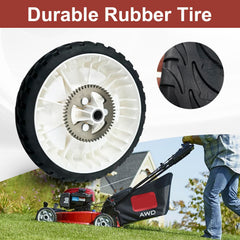 sanbaiyi complete kit staged with two wheels and two pinion gears for easy replacement