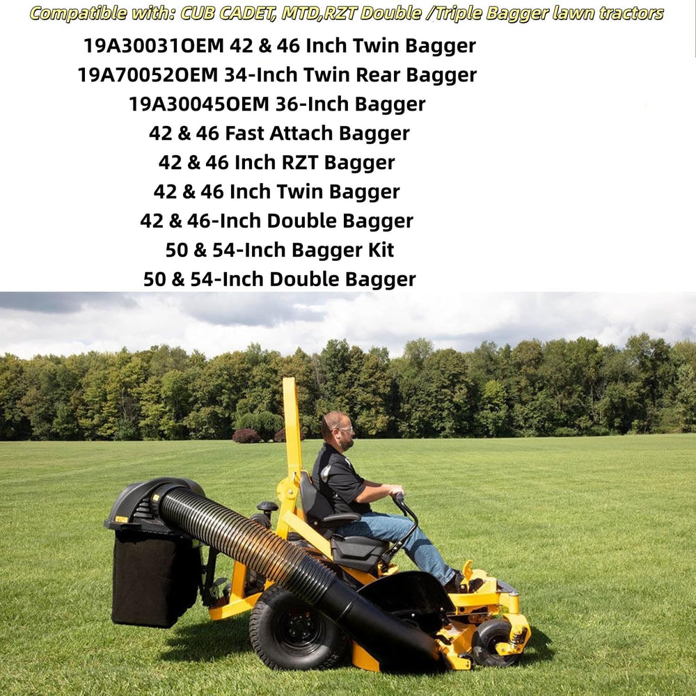 sanbaiyi installed on lawn mower in use improving debris collection