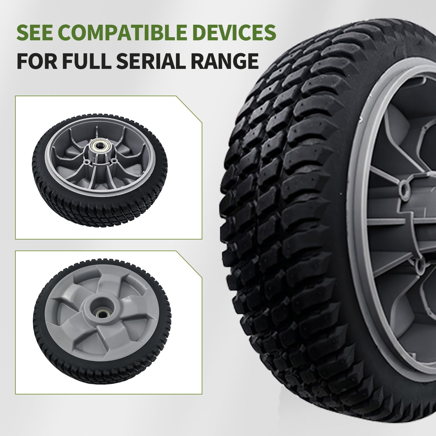 sanbaiyi wheel beside ruler showing scale for accurate replacement