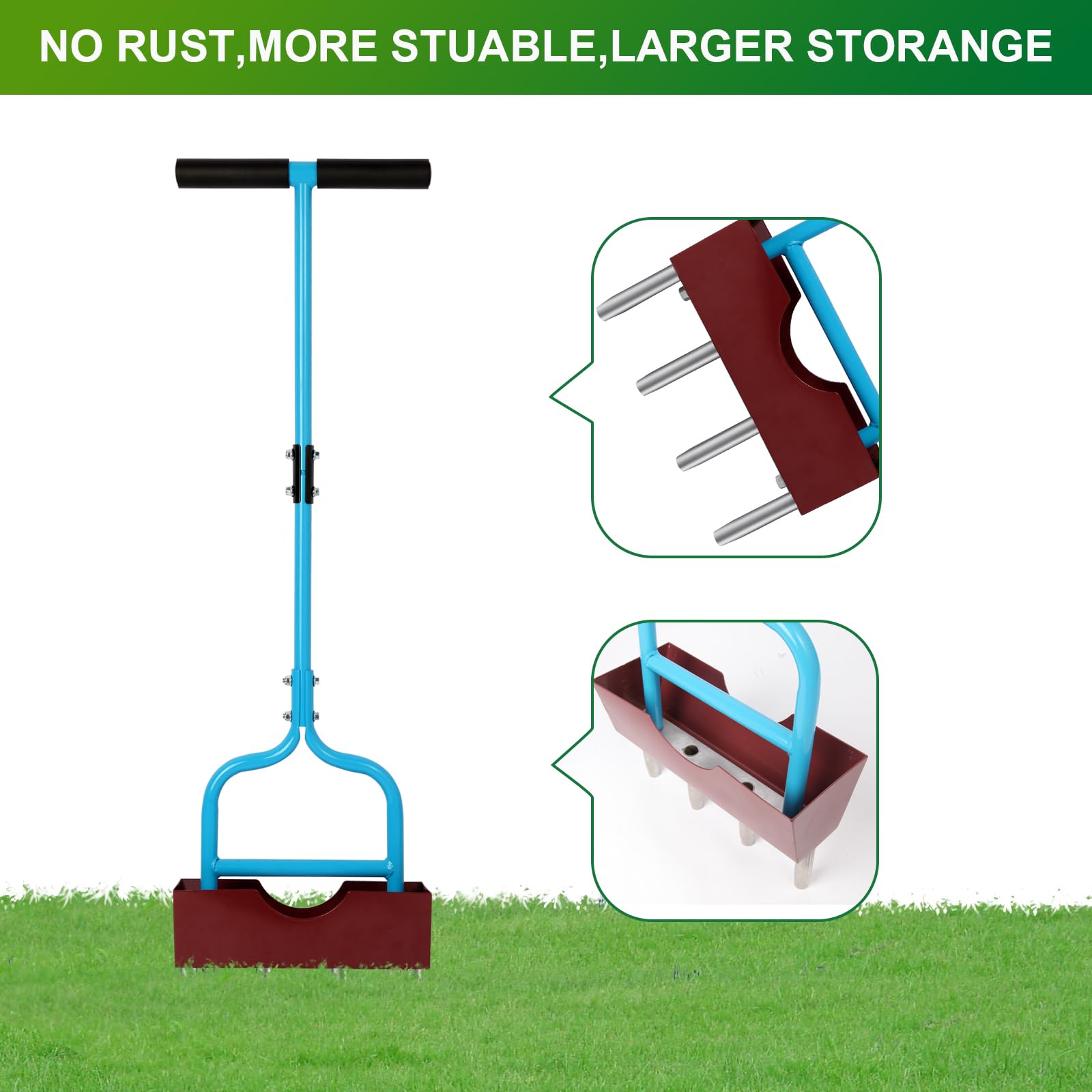 sancat foot plate and U-frame in action for efficient ground penetration