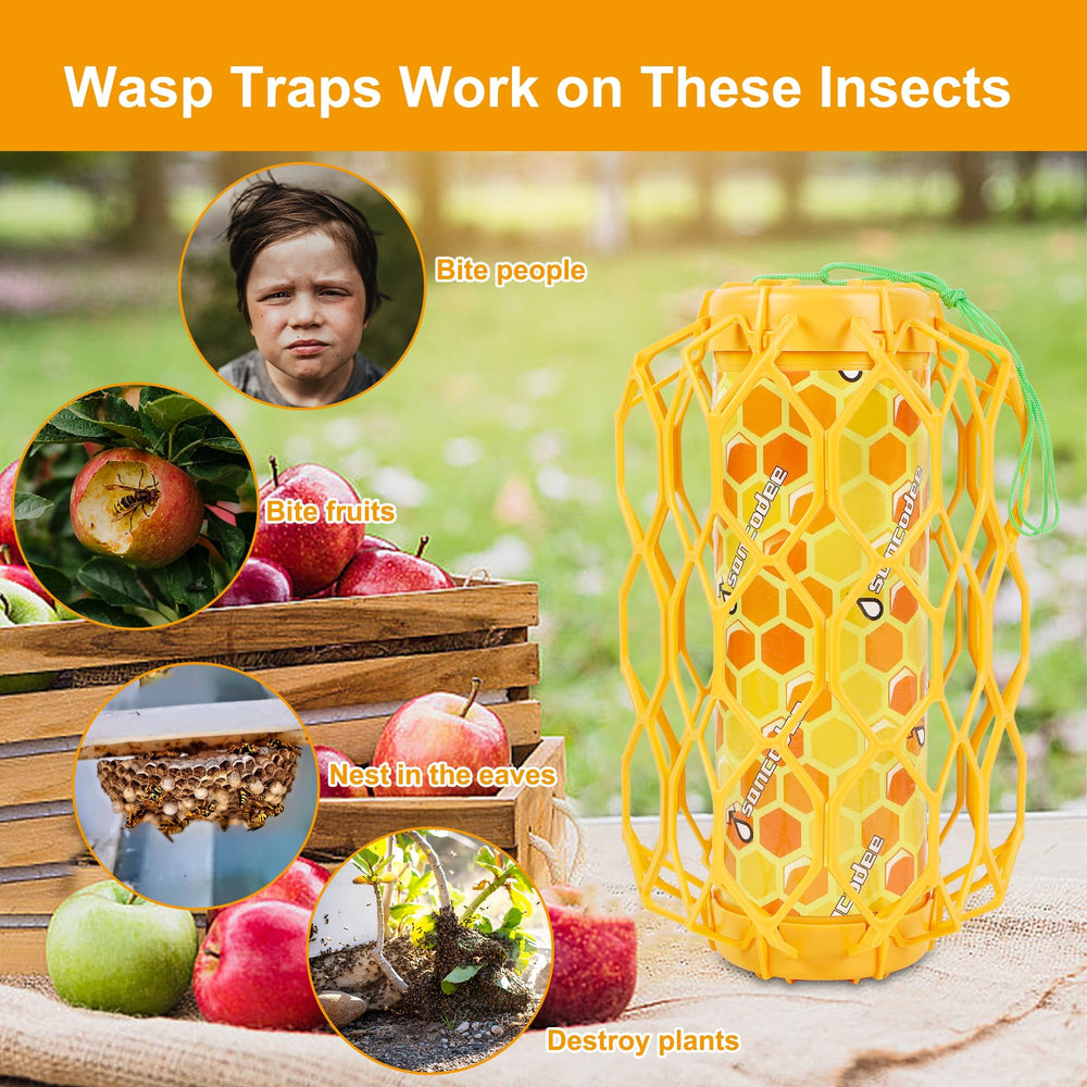 Sancodee trap held in hand to show compact size and easy placement
