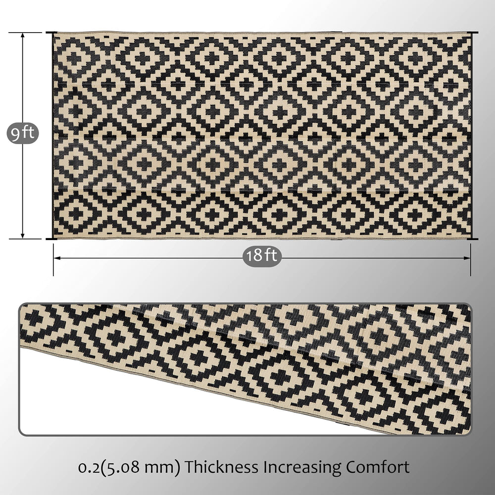 SAND MINE reversible pattern shows alternate face and styling flexibility