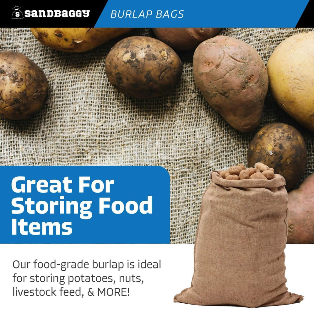 Sandbaggy sack draped over shrub illustrating weather protection for plants
