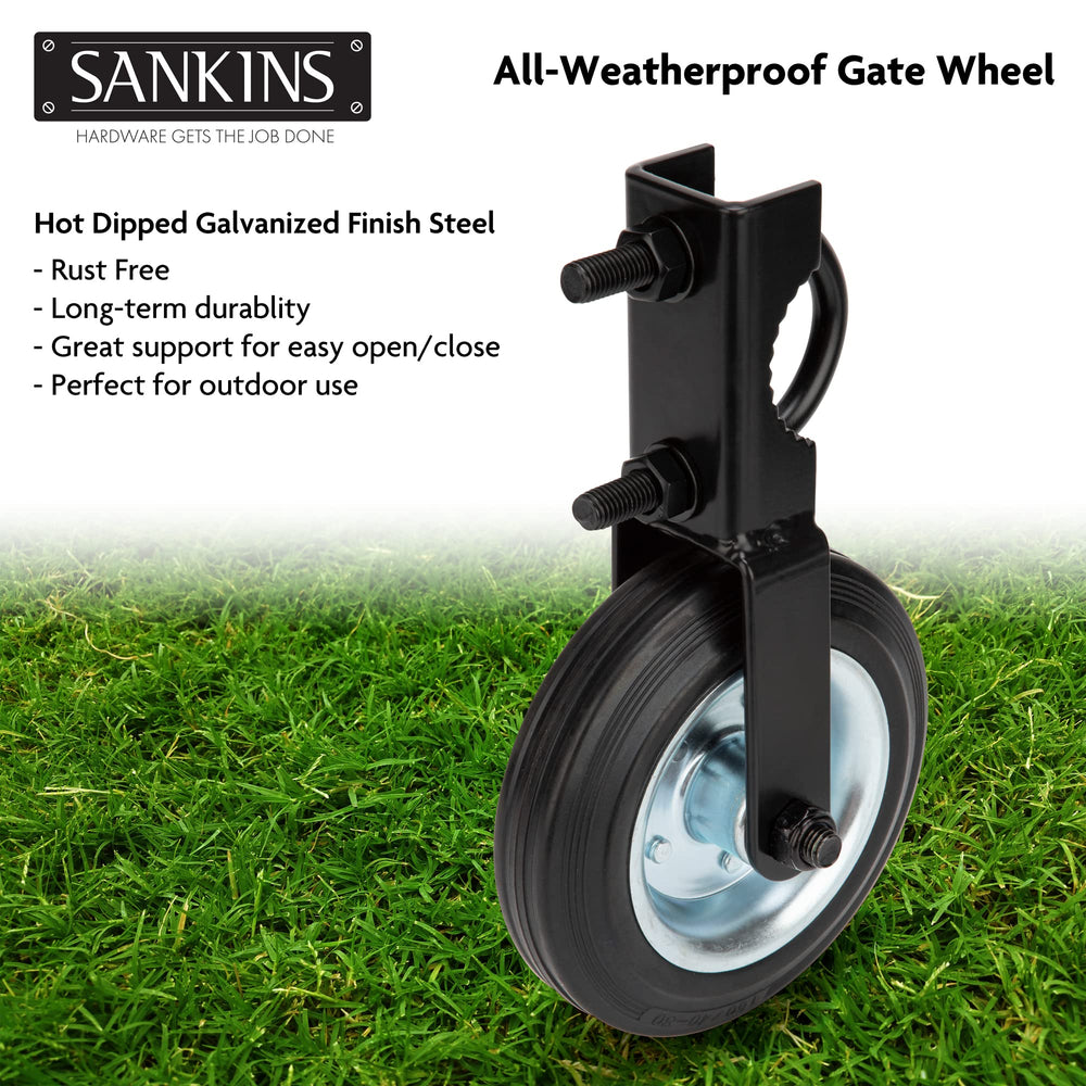 SANKINS wheel beside ruler illustrating 6 inch diameter for correct scale and fit
