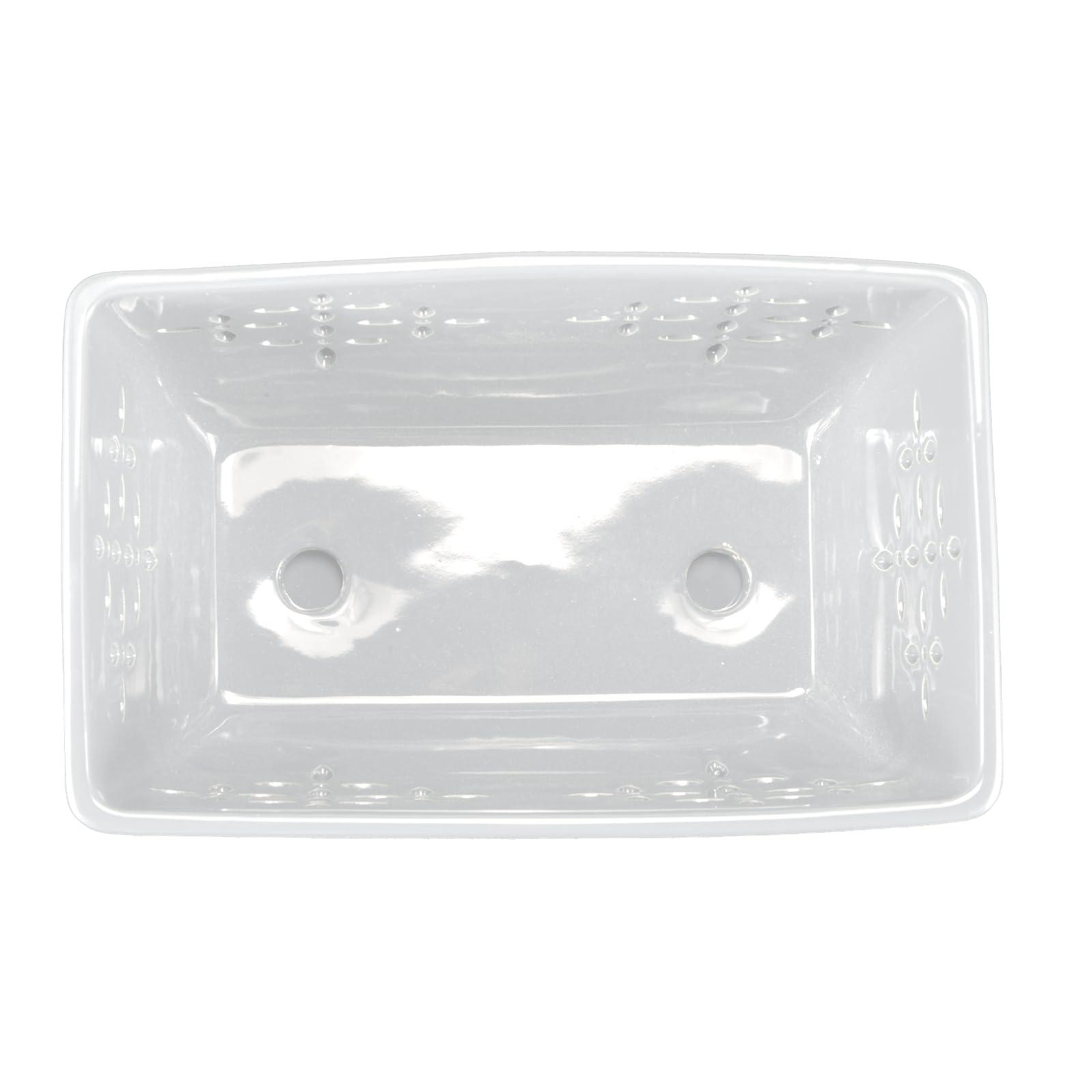 Sanmudecor ceramic pot paired with matching drip tray protecting surfaces from moisture