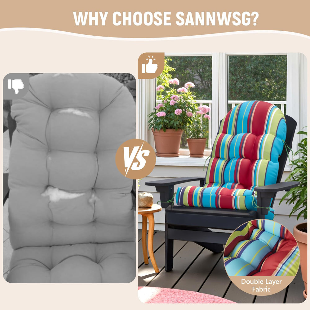 Sannwsg rear view with six ties visible for secure chair attachment