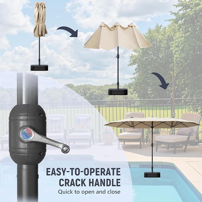 Sannwsg metal cross base with sandbags displaying stable secure mounting benefit