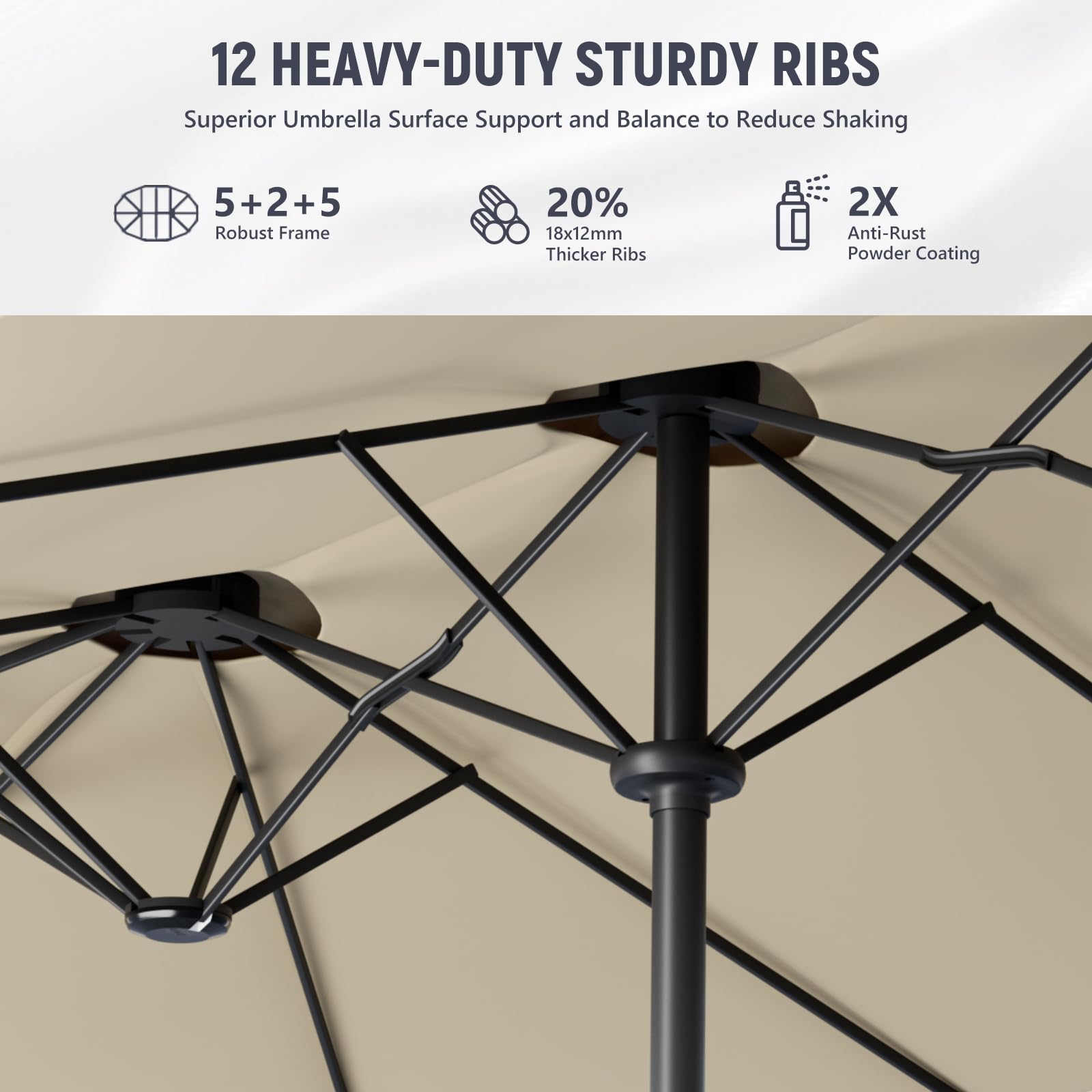 Sannwsg vented top view illustrating improved airflow and stability benefit