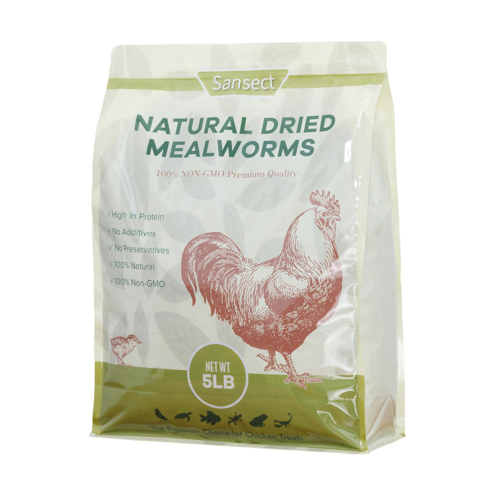 SANSECT front packaging showing 5lb bag and resealable convenience