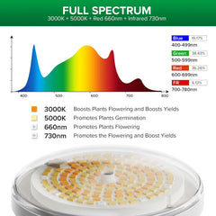 SANSI close-up on LED array highlighting ceramic chip on ceramic for efficient heat dissipation