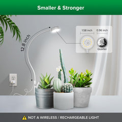 SANSI flexible gooseneck close-up highlighting adjustable positioning benefit