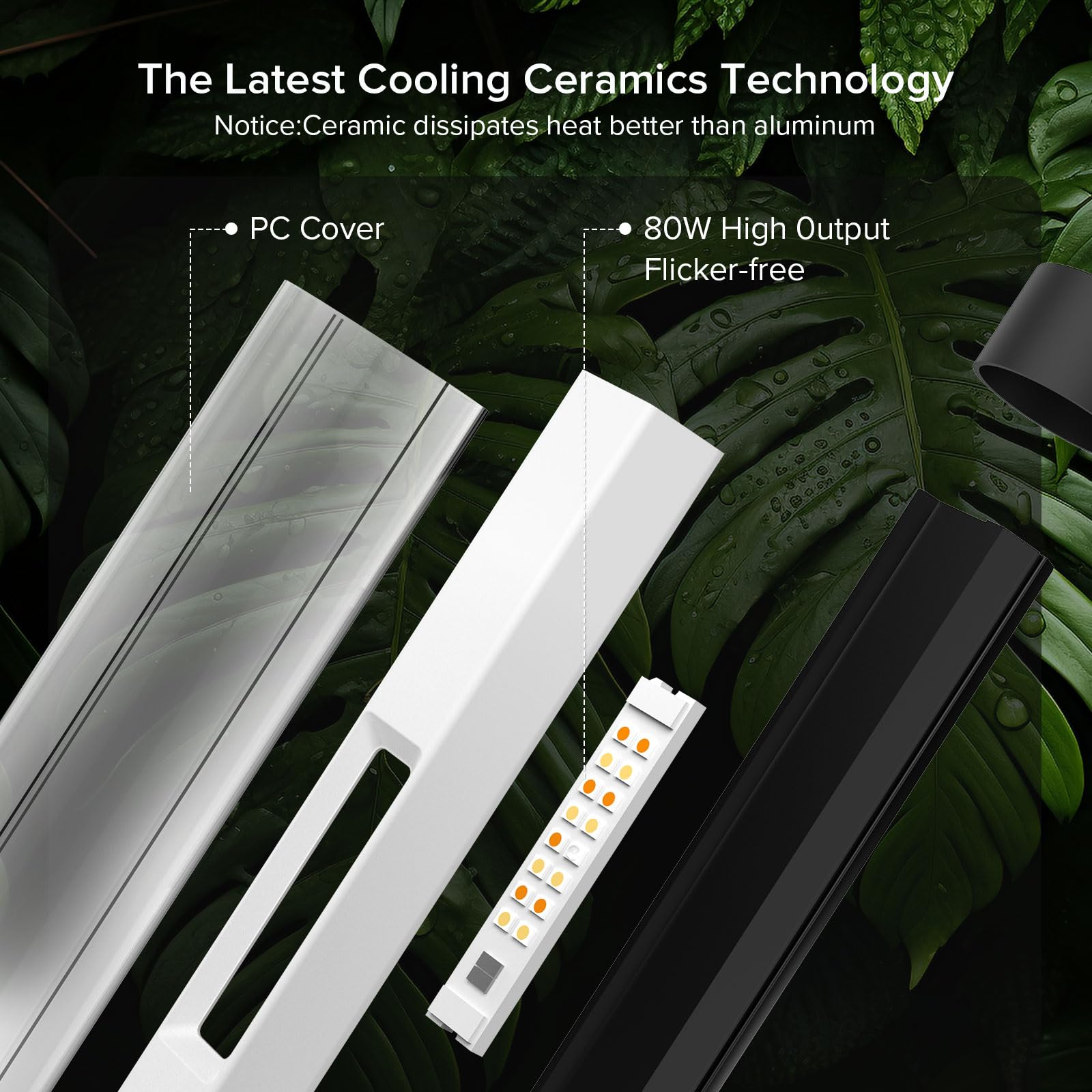 SANSI beam coverage across multiple pots demonstrating even plant light
