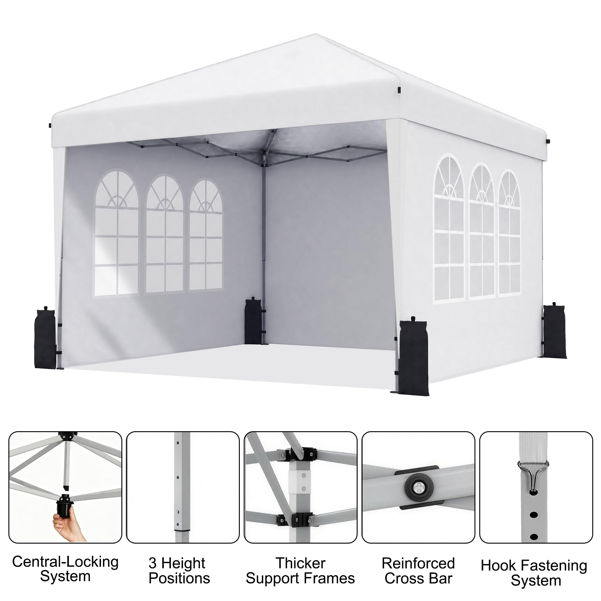 SANUMY canopy used as market booth providing vendor shade and visibility