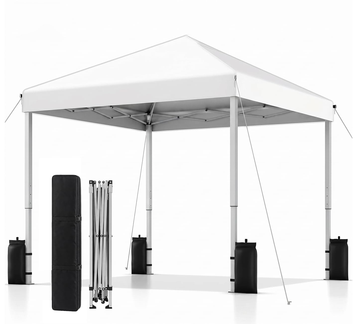 SANWAY front view showing full 10x10 coverage and easy access