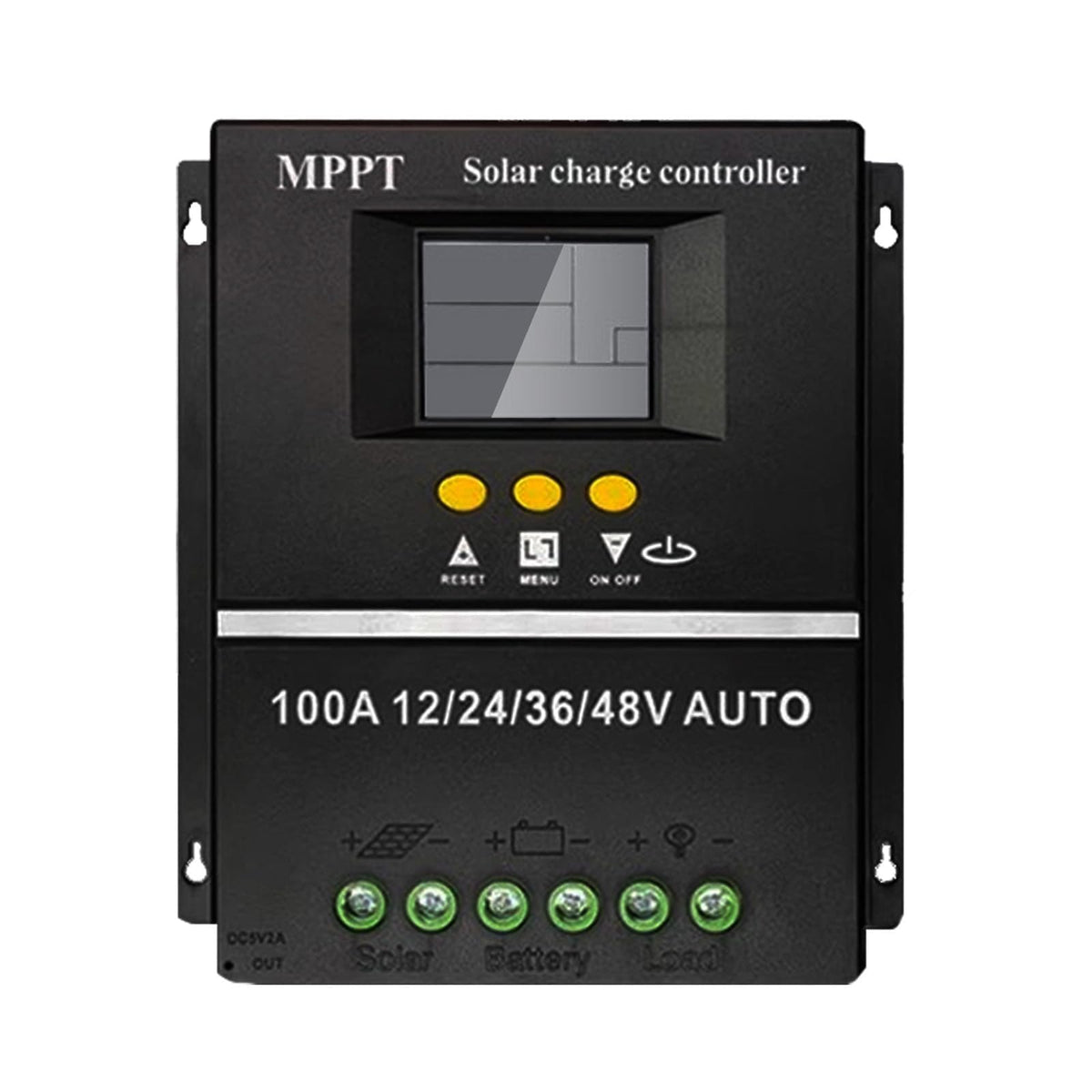 Saooer front panel showing LCD and buttons for clear system monitoring